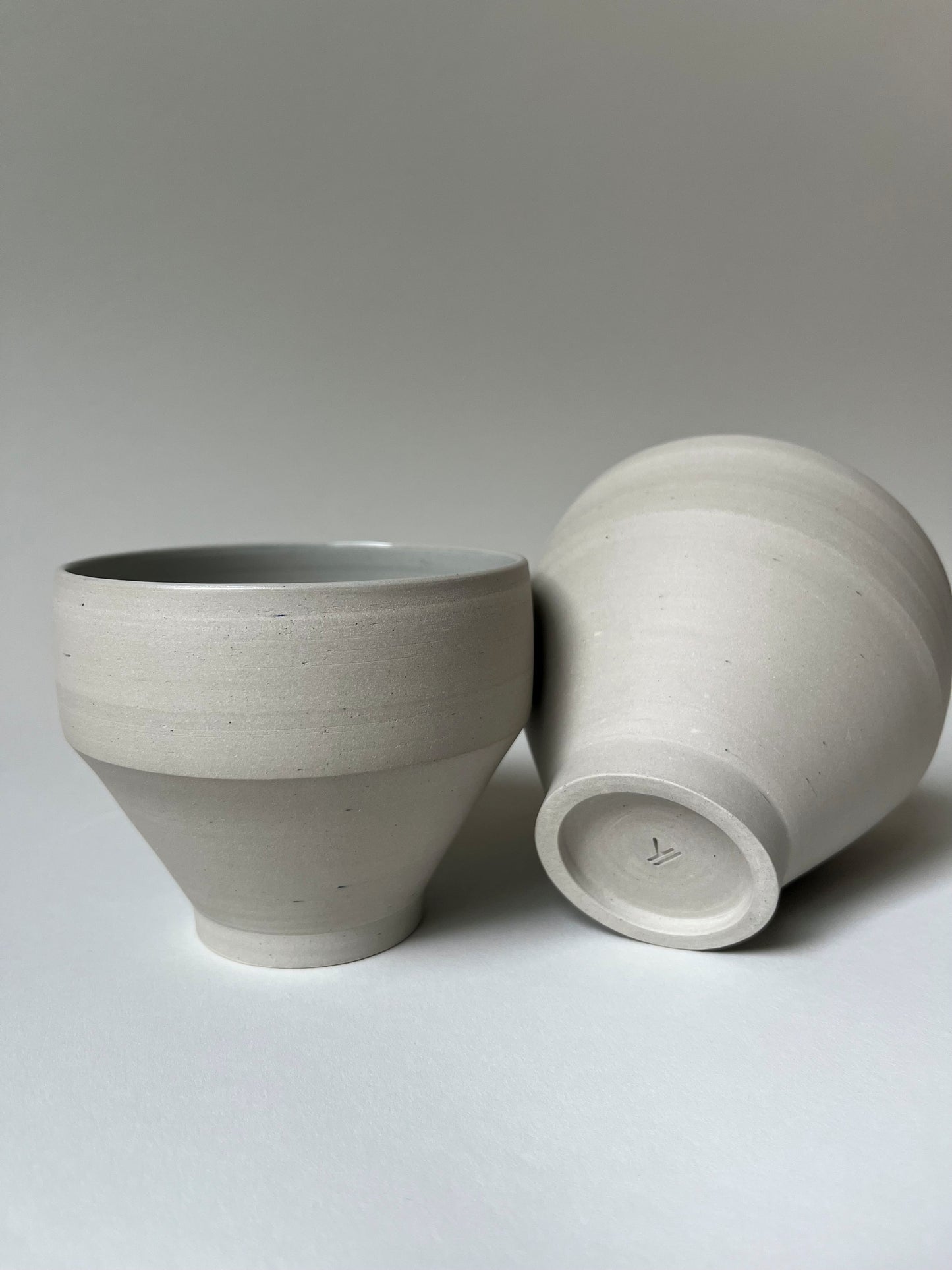 CUP GREY BLUE SOFT