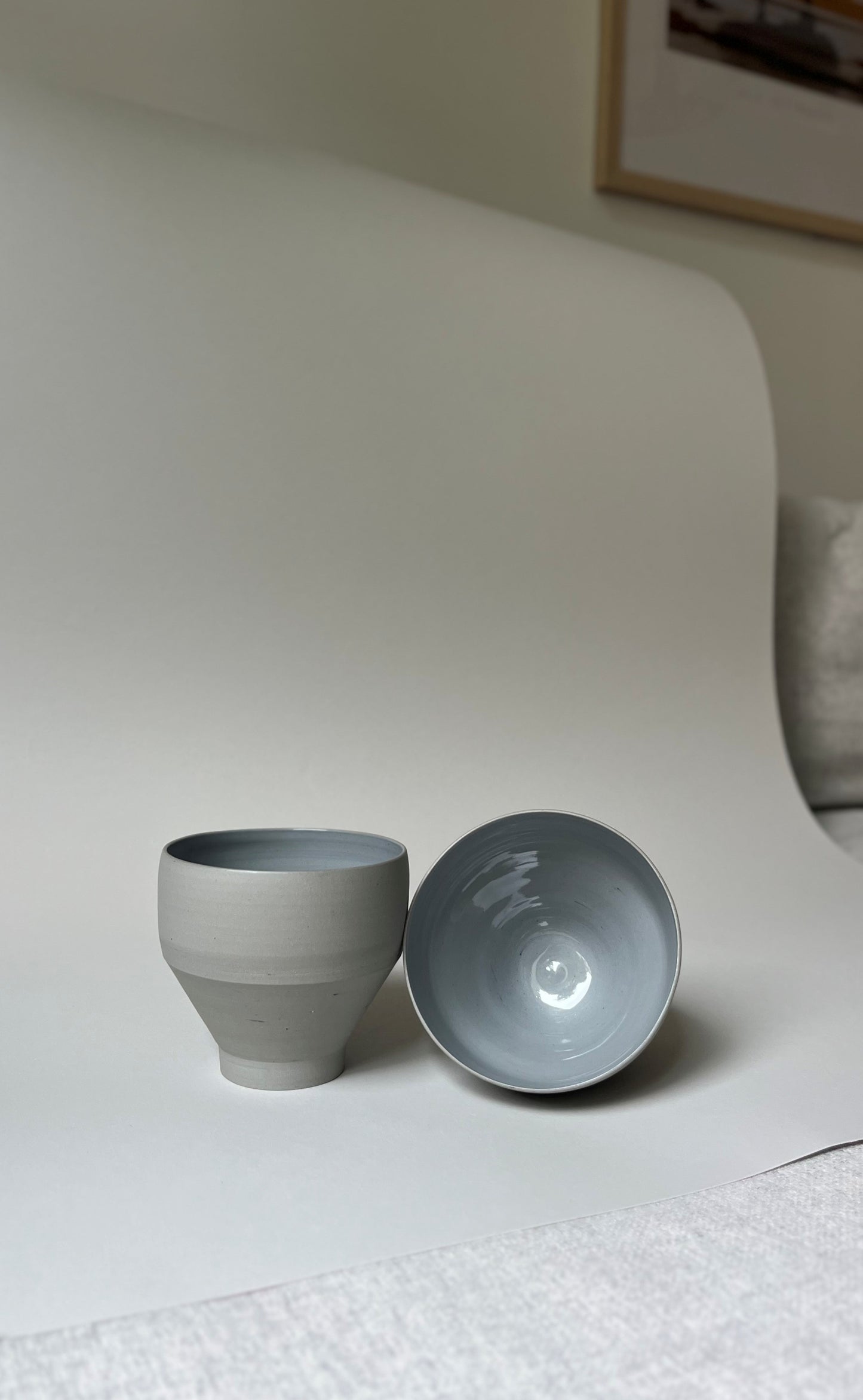 CUP GREY BLUE DEEP